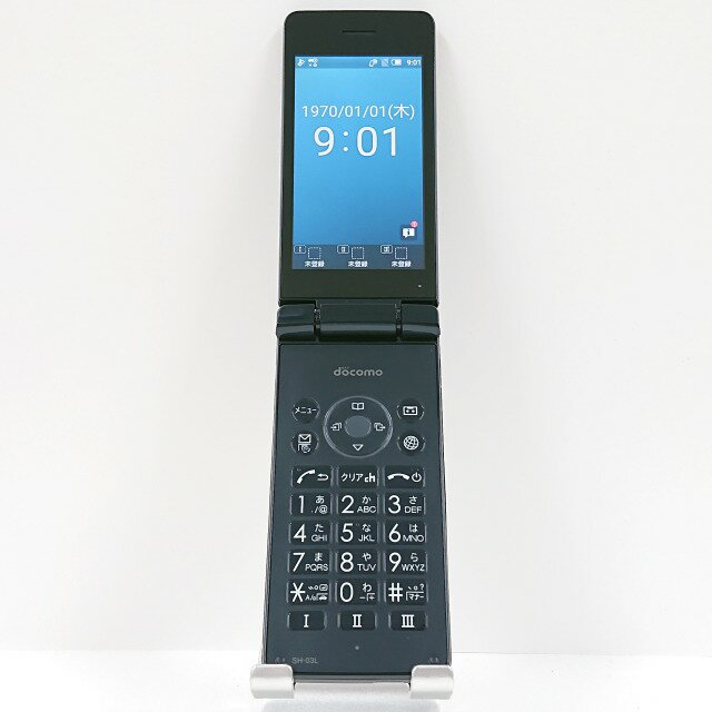 AQUOSカメラレスケータイ SH-03L ドコモ ブラック 送料無料 本体 c08464 【中古】