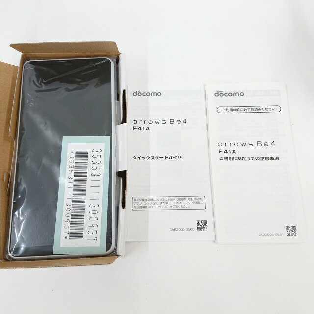 【ジャンク品・訳アリ】arrows Be4 F-41A docomo ホワイト 送料無料 本体 n09314