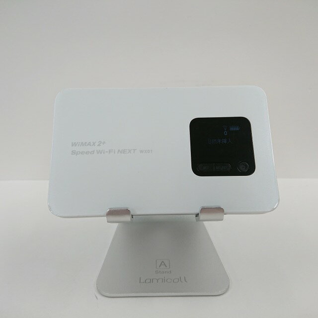 Speed Wi-Fi NEXT WX01 NAD31 UQ ホワイト 送料無料 本体 n09447 【中古】