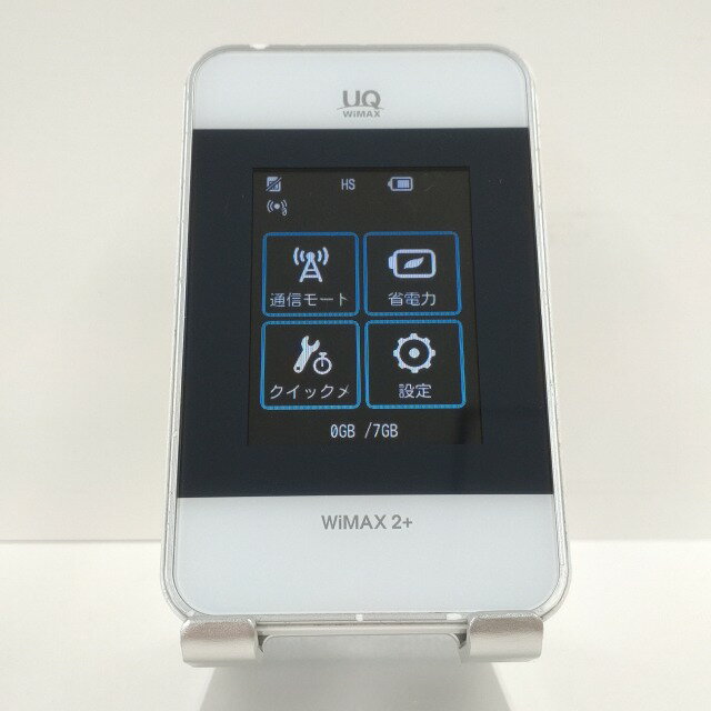 Wi-Fi WALKER WiMAX 2+ HWD15 au ホワイト 送料無料 本体 n09570 【中古】