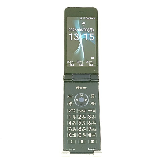 AQUOS ケータイ SH-01J ドコモ ブルーブラック 送料無料 本体 c20739 【中古】