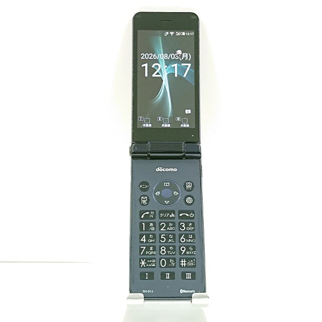 AQUOS ケータイ SH-01J ドコモ ブルーブラック 送料無料 本体 c20743 【中古】