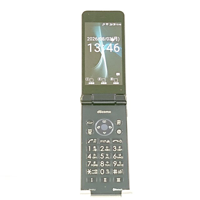 AQUOS ケータイ SH-01J ドコモ ブルーブラック 送料無料 本体 c20746 【中古】
