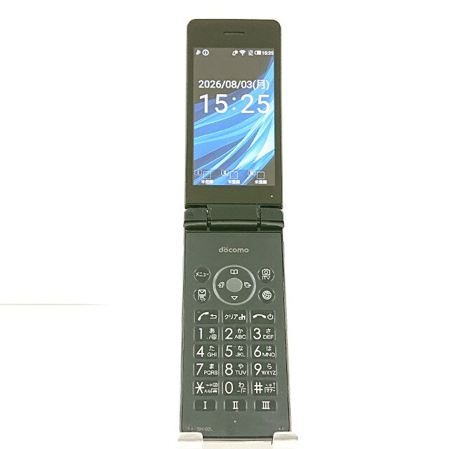 AQUOS ケータイ SH-02L ドコモ ブラック 送料無料 本体 c20768 【中古】