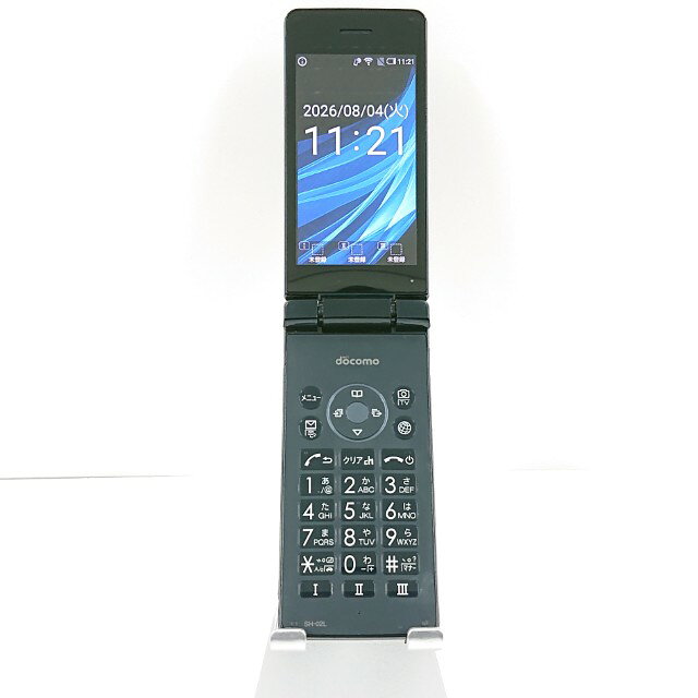 AQUOS ケータイ SH-02L ドコモ ブラック 送料無料 本体 c20776 【中古】
