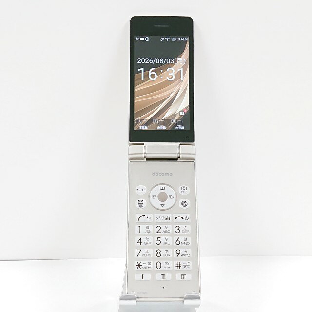 AQUOS ケータイ SH-02L ドコモ ゴールド 送料無料 本体 c20779 【中古】