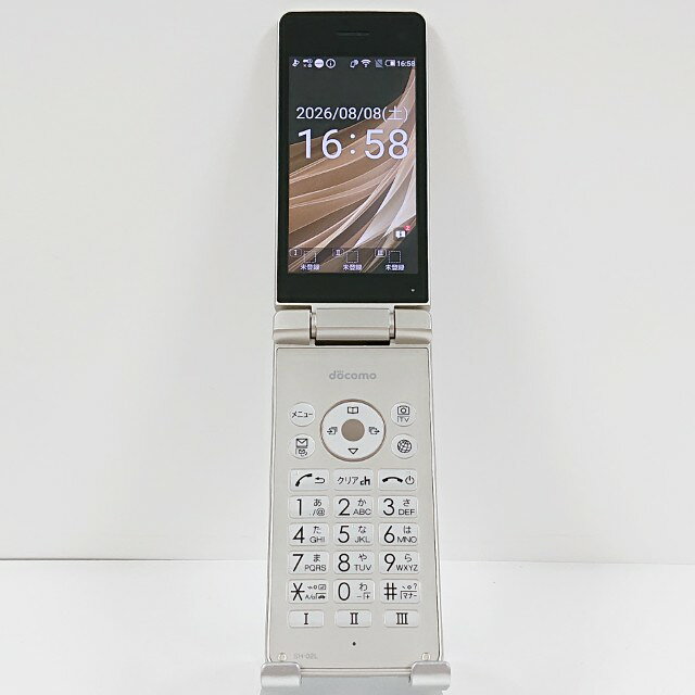 AQUOS ケータイ SH-02L ドコモ ゴールド 送料無料 本体 c21461 【中古】
