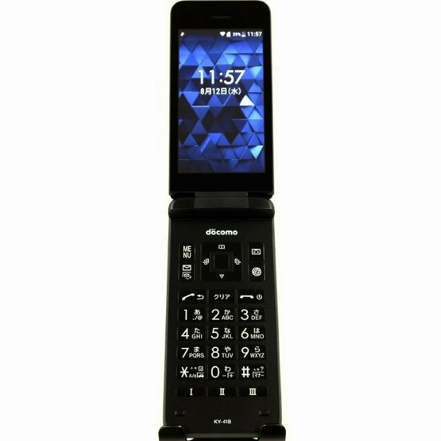 DIGNO ケータイ ベーシック KY-41B ドコモ ブラック 送料無料 本体 c21484 【中古】