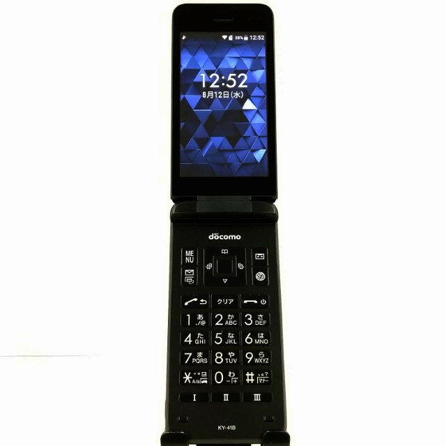 DIGNO ケータイ ベーシック KY-41B ドコモ ブラック 送料無料 本体 c21489 【中古】