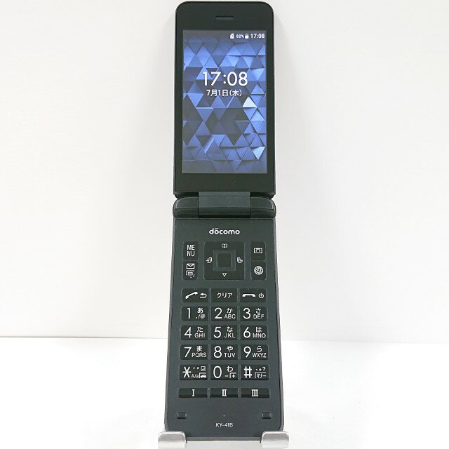 DIGNO ケータイ ベーシック KY-41B ドコモ ブラック 送料無料 本体 c21500 【中古】