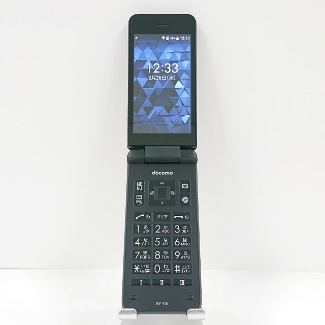 DIGNO ケータイ ベーシック KY-41B ドコモ ブラック 送料無料 本体 c22142 【中古】