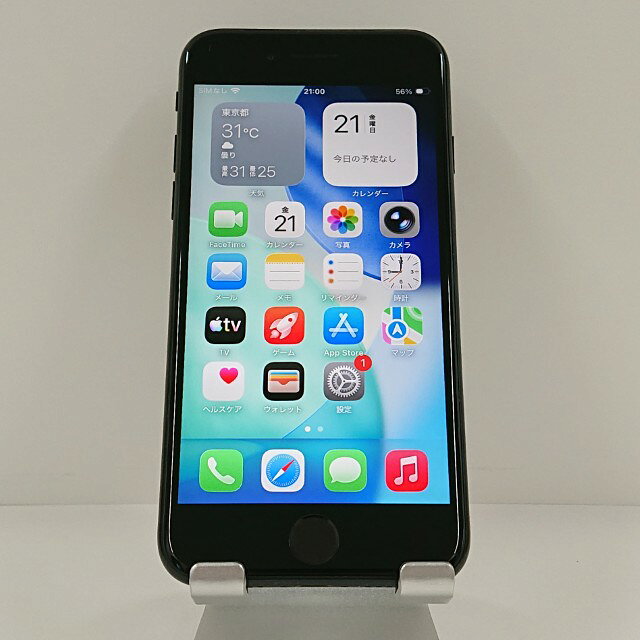 iPhoneSE 第2世代 64GB au ブラック 送料無料 本体 c22182 【中古】