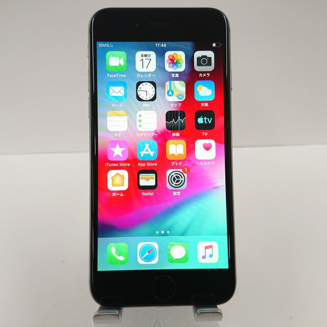 iPhone6 16GB docomo スペースグレー 送料無料 本体 c00585 【中古】