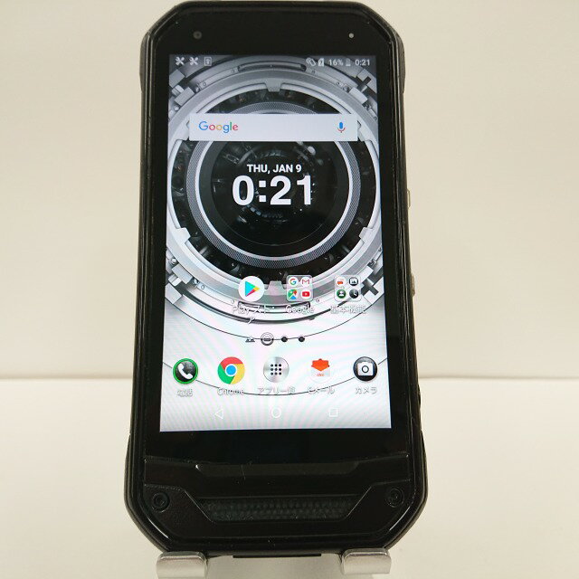 TORQUE G03 KYV41 au ブラック 送料無料 本体 c01090 【中古】