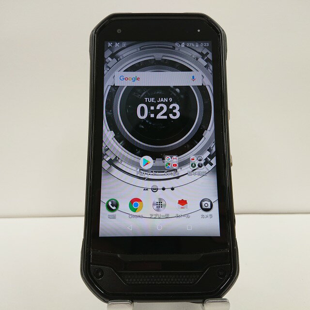 TORQUE G03 KYV41 au ブラック 送料無料 本体 c01095 【中古】