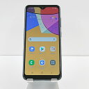 Galaxy A21 シンプル SCV49 au ブラック 送料無料 本体 c01676 【中古】