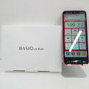 BASIO active SHG09 au レッド 送料無料 本体 c01732 【中古】