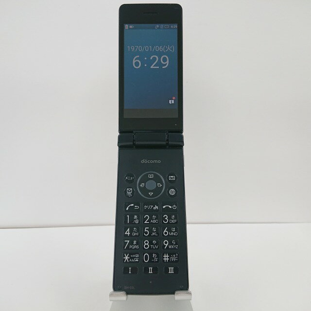 SHARP SH-03L docomo ブラック 送料無料 本体 c01758 【中古】