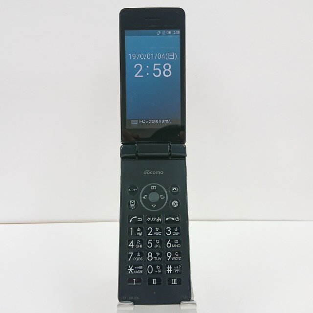 SHARP SH-03L docomo ブラック 送料無料 本体 c01760 【中古】