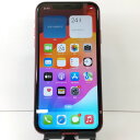 iPhone11 128GB SIMフリー レッド 送料無料 本体 c01949 【中古】