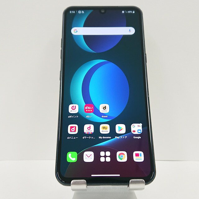 LG V60 ThinQ 5G L-51A docomo ザ　ブラック 送料無料 本体 c02959 【中古】