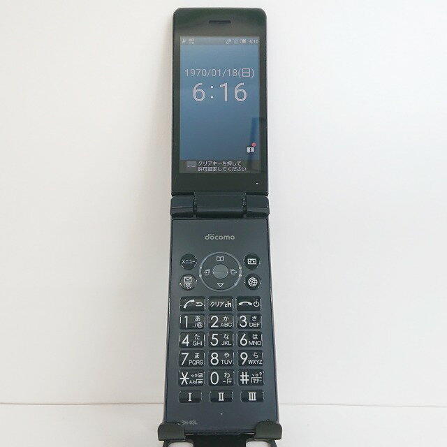 SHARP SH-03L docomo ブラック 送料無料 本体 c03835 【中古】