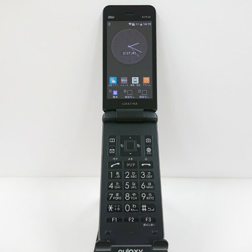 GRATINA KYF42 au ブラック 送料無料 本体 c10191 【中古】 GRATINA KYF42 au ブラック 送料無料 本体 c10191 【中古】
