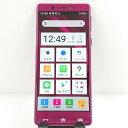 シンプルスマホ5 A001SH SoftBank ワインレッド 送料無料 本体 c10364 【中古】