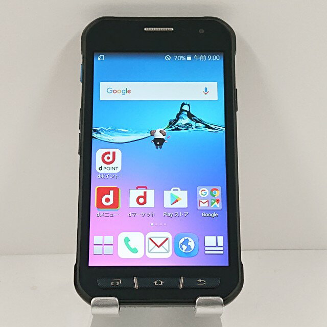Galaxy Active neo SC-01H ドコモ ソリッドブラック 送料無料 本体 c10407 【中古】