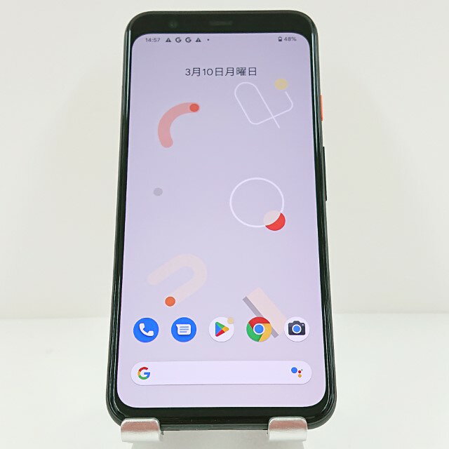 Google Pixel 4 SoftBank クリアリーホワイト 送料無料 本体 c10561 【中古】