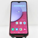 Galaxy A23 5G SCG18 au レッド 送料無料 本体 c10789 【中古】