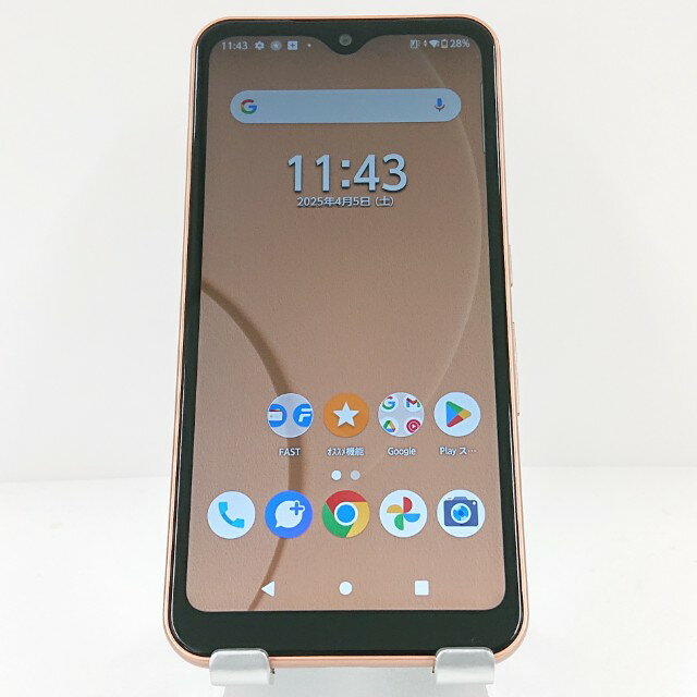 arrows We FCG01 au ローズゴールド 送料無料 本体 c11217 【中古】