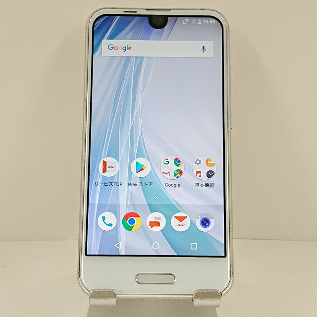 AQUOS R compact SHV41 au ムーンホワイト 送料無料 本体 c11292 【中古】