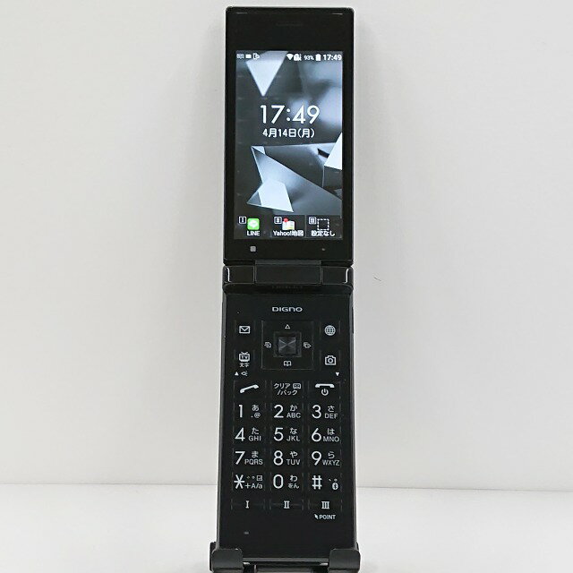 DIGNO ケータイ2 NP701KC SoftBank ブラック 送料無料 本体 c11565 【中古】