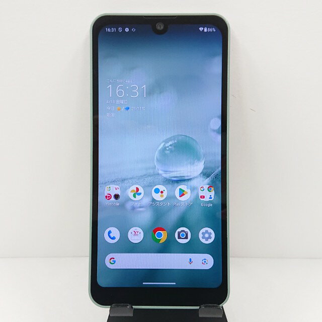 AQUOS wish2 A204SH Y!mobile オリーブグリーン 送料無料 本体 c11716 【中古】