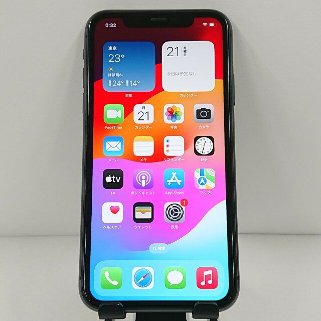 iPhone11 64GB SoftBank ブラック 送料無料 本体 c11758 【中古】