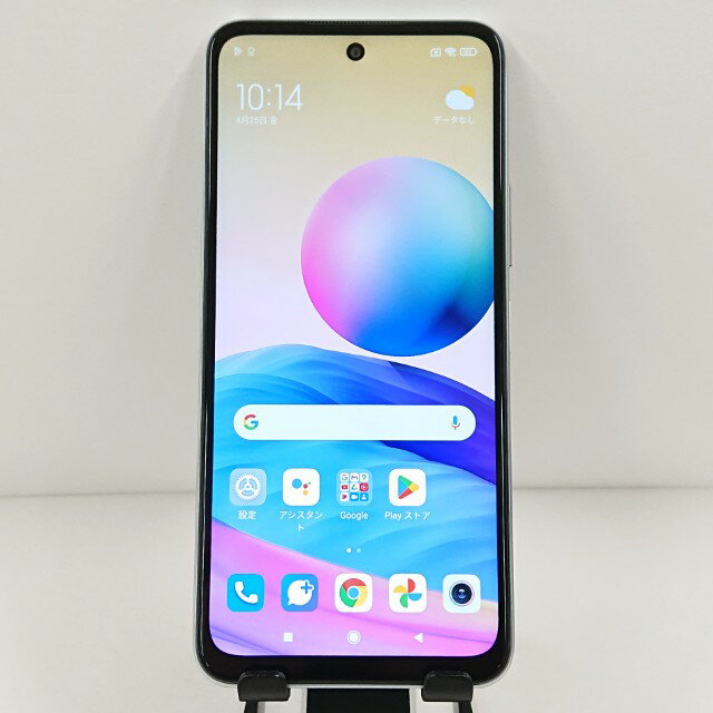 Redmi Note 10 JE XIG02 au クロームシルバー 送料無料 本体 c11801 【中古】