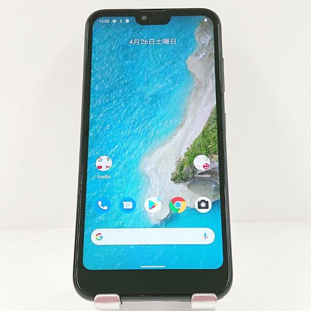 Android One S6 S6-KC Y!mobile ブラック 送料無料 本体 c11855 【中古】