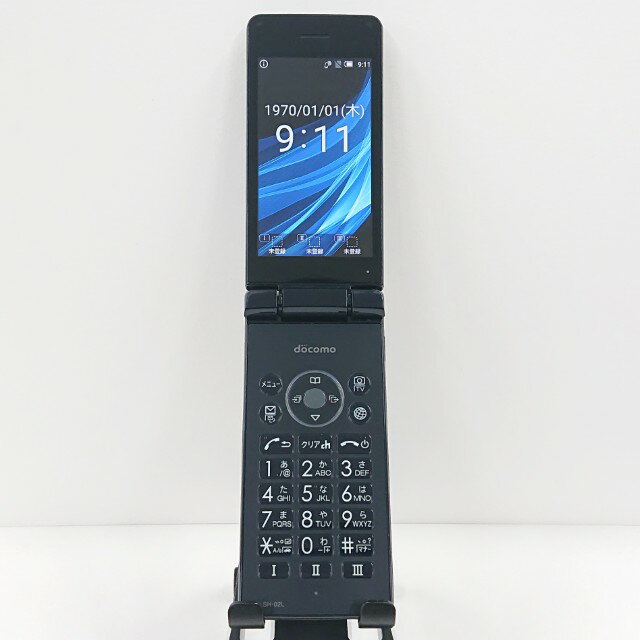 AQUOS ケータイ SH-02L ドコモ ブラック 送料無料 本体 c12055 【中古】