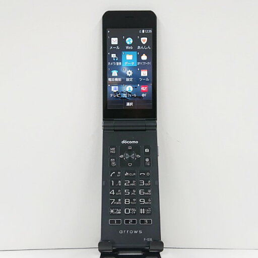 arrows ケータイ F-03L ドコモ ブラック 送料無料 本体 c12121 【中古】 arrows ケータイ F-03L ドコモ ブラック 送料無料 本体 c12121 【中古】