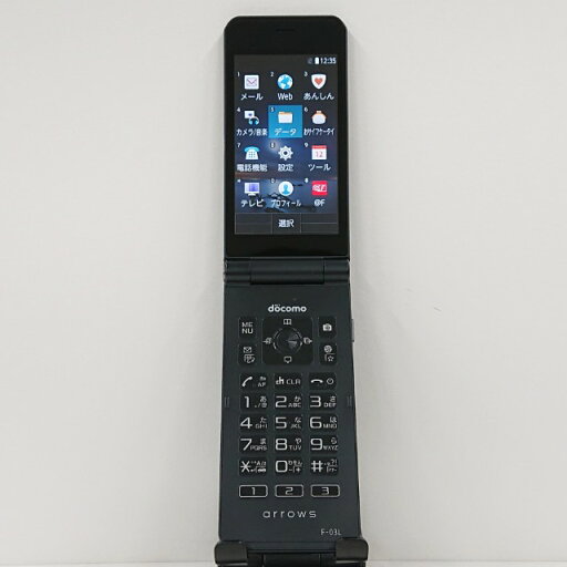 arrows ケータイ F-03L ドコモ ブラック 送料無料 本体 c12135 【中古】 arrows ケータイ F-03L ドコモ ブラック 送料無料 本体 c12135 【中古】