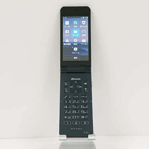 arrows ケータイ ベーシック F-41C ドコモ ネイビー 送料無料 本体 c12407 【中古】 arrows ケータイ ベーシック F-41C ドコモ ネイビー 送料無料 本体 c12407 【中古】