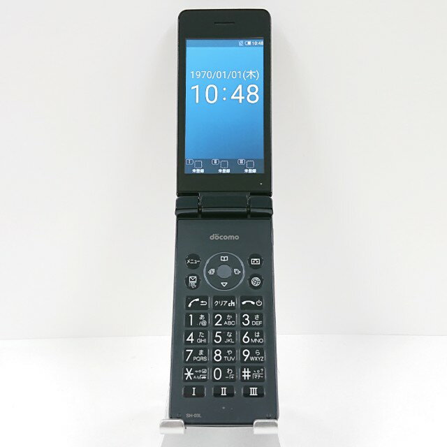 AQUOS カメラレスケータイ SH-03L ドコモ ブラック 送料無料 本体 c13168 【中古】