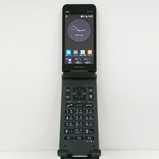 GRATINA KYF42 au ブラック 送料無料 本体 c13141 【中古】 GRATINA KYF42 au ブラック 送料無料 本体 c13141 【中古】