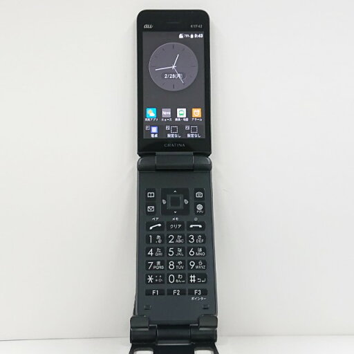 GRATINA KYF42 au ブラック 送料無料 本体 c13142 【中古】 GRATINA KYF42 au ブラック 送料無料 本体 c13142 【中古】