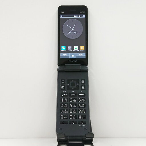 GRATINA KYF42 au ブラック 送料無料 本体 c13144 【中古】 GRATINA KYF42 au ブラック 送料無料 本体 c13144 【中古】