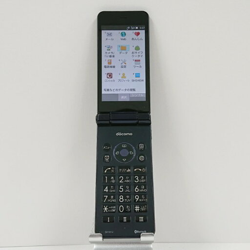 AQUOS ケータイ SH-01J ドコモ ブルーブラック 送料無料 本体 c13230 【中古】 AQUOS ケータイ SH-01J ドコモ ブルーブラック 送料無料 本体 c13230 【中古】