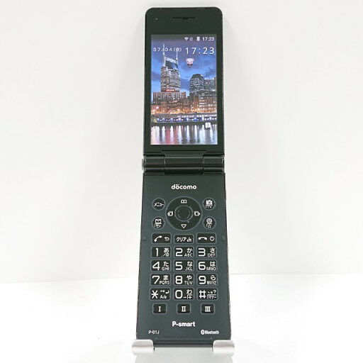 P-smart ケータイ P-01J ドコモ ブラック 送料無料 本体 c13405 【中古】 P-smart ケータイ P-01J ドコモ ブラック 送料無料 本体 c13405 【中古】