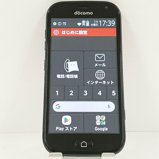 らくらくスマートフォン me F-01L ドコモ ブラック 送料無料 本体 c13496 【中古】 らくらくスマートフォン me F-01L ドコモ ブラック 送料無料 本体 c13496 【中古】