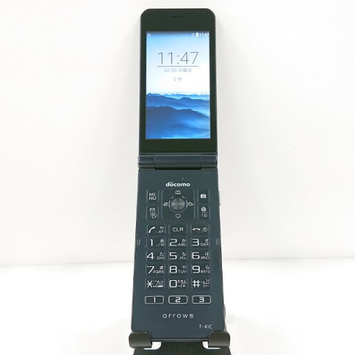 arrows ケータイ ベーシック F-41C ドコモ ネイビー 送料無料 本体 c13631 【中古】 arrows ケータイ ベーシック F-41C ドコモ ネイビー 送料無料 本体 c13631 【中古】